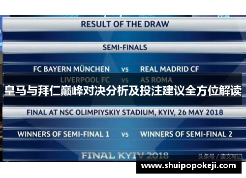 皇马与拜仁巅峰对决分析及投注建议全方位解读